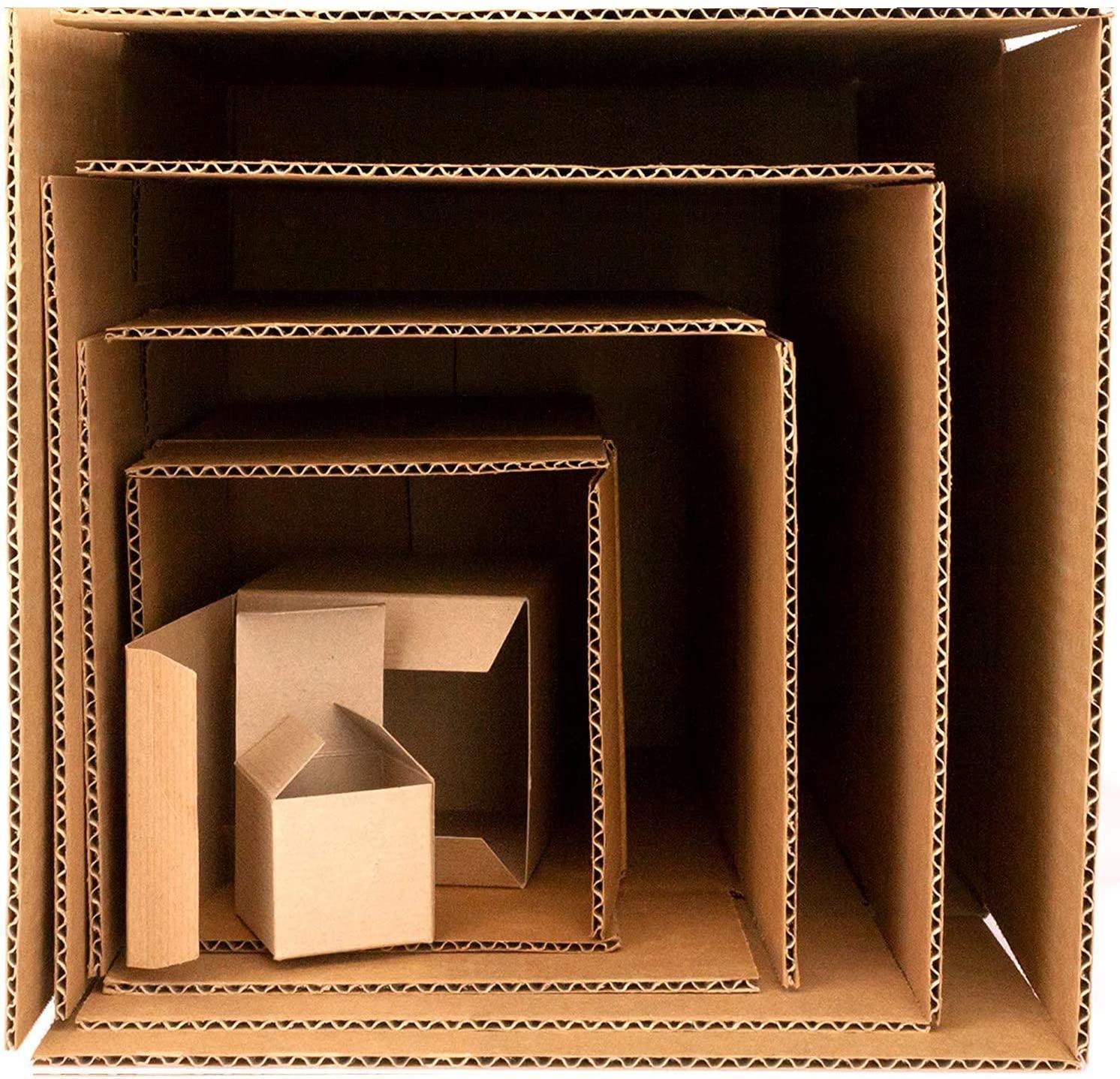 Box in a Box — 3 Sets of 6 Nesting Cartons — prank product by Witty Yeti