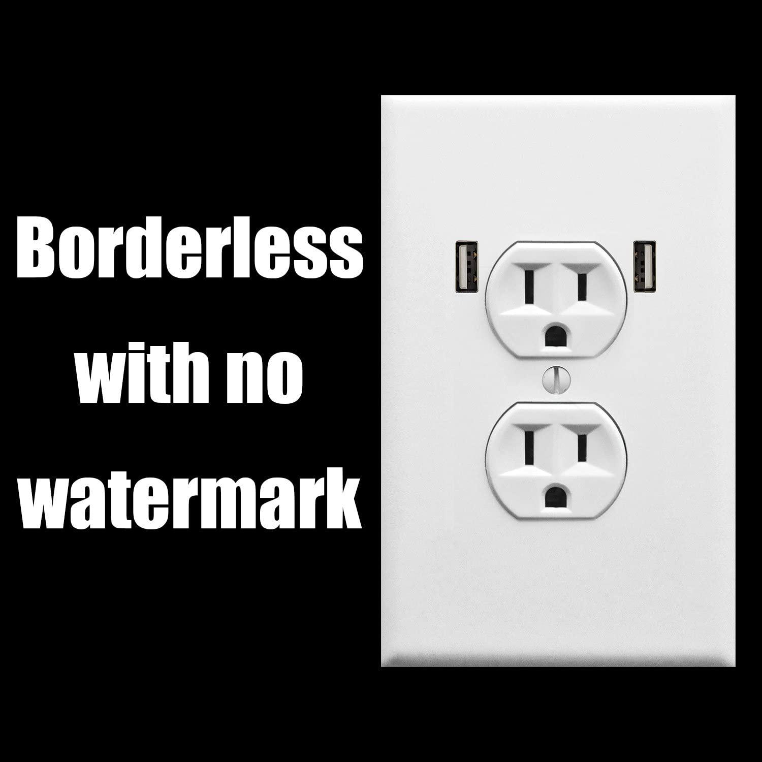 Fake Electrical Outlet Stickers — 10-Pack — alternate view