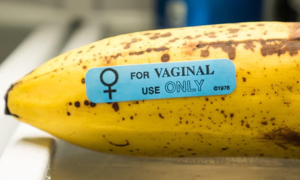 "For Rectal & Vaginal Use Only" Stickers — 100-Pack — alternate view