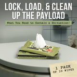 Military Grade Shart Wipes, Single Pack