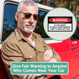 Car & Machinery Warning Prank Stickers