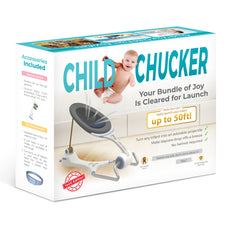 Main Product Image: 'Child Chucker Yeet Edition' toy.