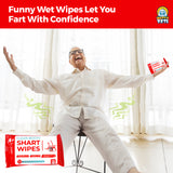 Witty Yeti Novelty Shart Wipe 2 Pack, 20 Ct