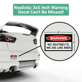 Car & Machinery Warning Prank Stickers