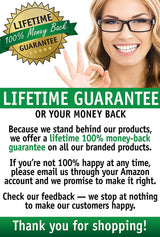 Lifetime Guarantee or Your Money Back