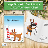 BDSM Rudolph Christmas Greeting Card