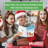 BDSM Rudolph Christmas Greeting Card