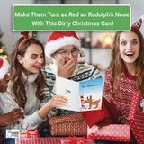 BDSM Rudolph Christmas Greeting Card