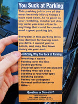 Full-Size Fake Parking Tickets