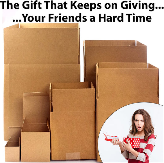 Boxes In Boxes In Boxes Prank Gift Box
